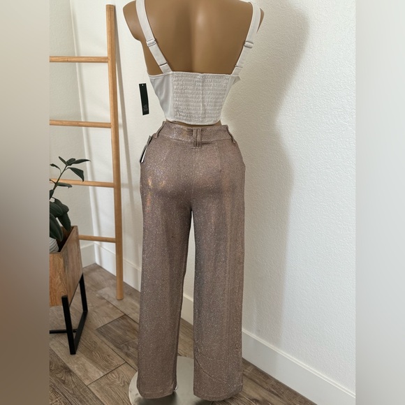 NWT Women's Wide Leg Glitter Trouser Pants - Wild
Fable Copper - Picture 10 of 10